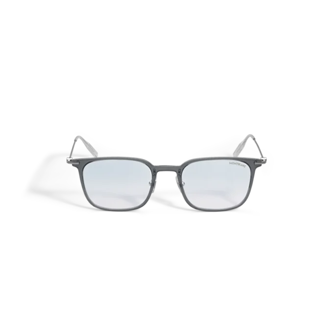 Squared Sunglasses with Injected Grey Frame