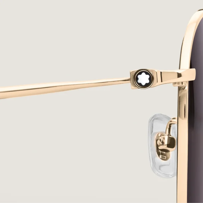 Squared Titanium Gold Col Frame