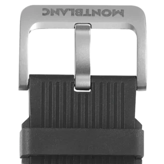 Striped Black Rubber Strap Striped Black Rubber Strap