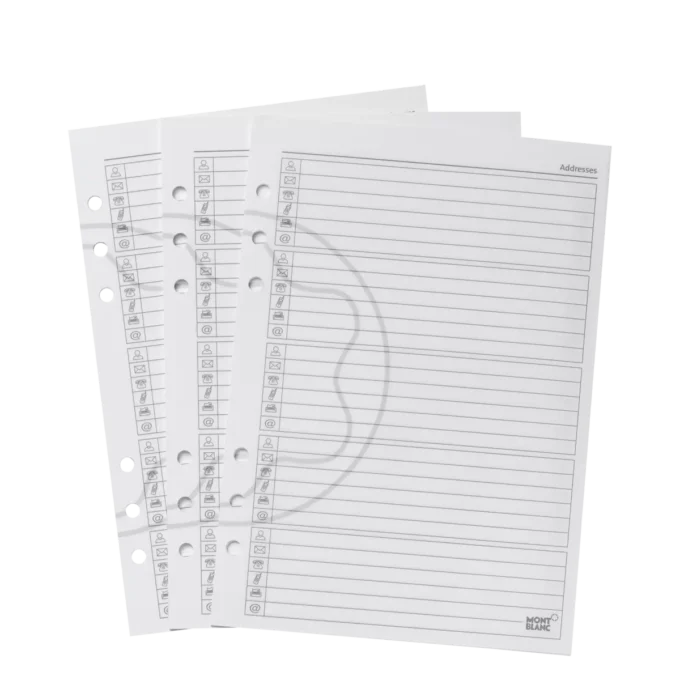 Telephone-Address Sheets Large