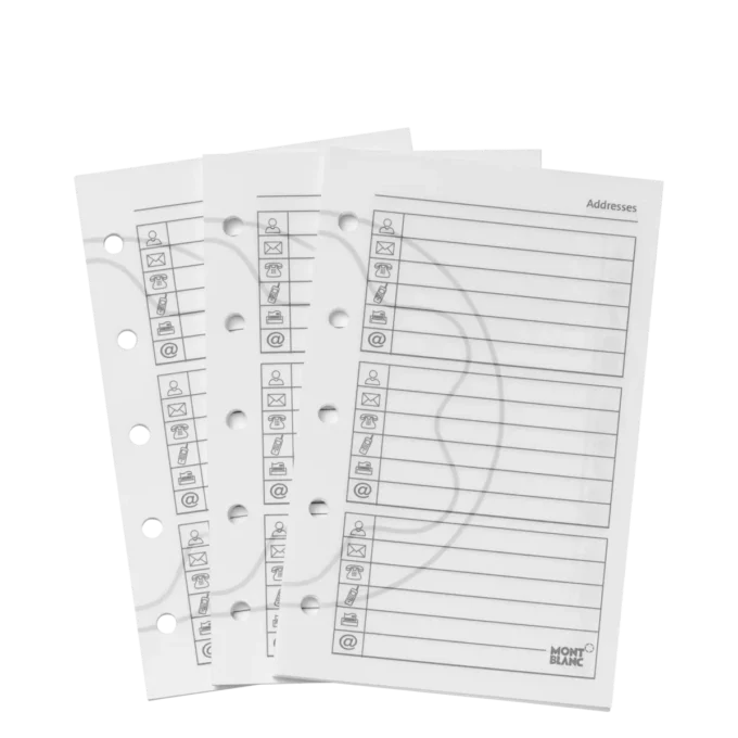 Telephone-Address Sheets Pocket