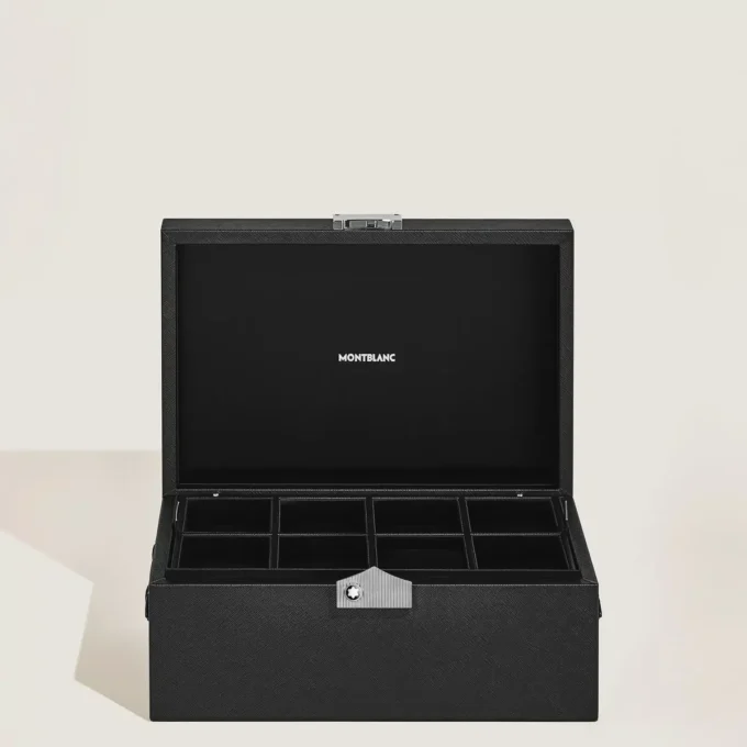 Watches Collector Box in Black Leather