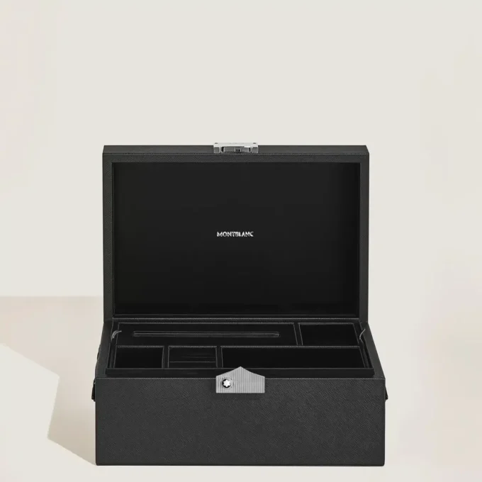 Writing Instruments Collector Box in Black Leather